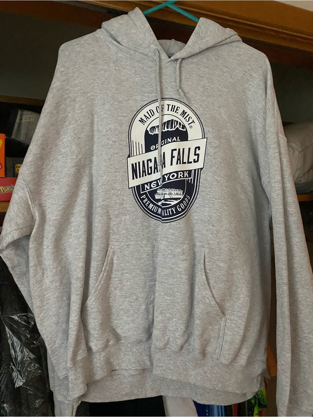 Sporto Light Gray Niagara Falls Hooded Sweatshirt